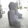  Product image 5 of the product “Seated Japanese Buddha made of Riverstone in Dhyana position - gesture of meditation, H. 81cm ”